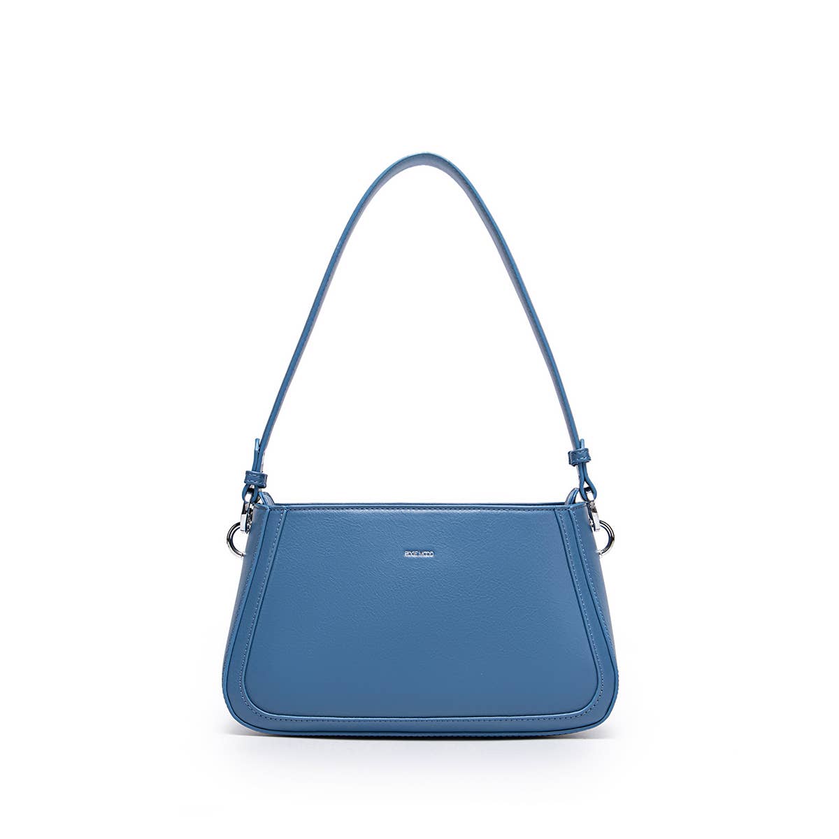 Eleanor - Recycled Vegan Shoulder Bag - Muted Blue | Seamaiden